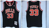 Bulls 33 Scottie Pippen Black 1997-98 Hardwood Classics Jersey,baseball caps,new era cap wholesale,wholesale hats